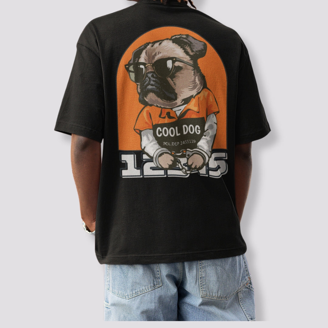 Cool Dog Oversized T-Shirt - Faztroo