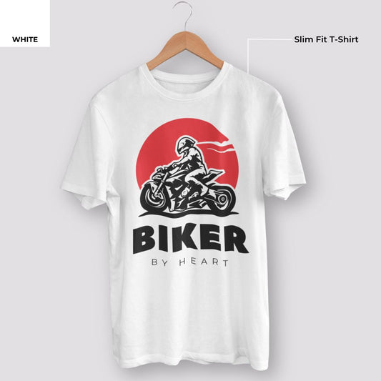 Men's Biker by Heart T-Shirt - Faztroo