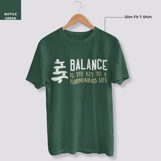 Balance printed T-Shirt - Faztroo