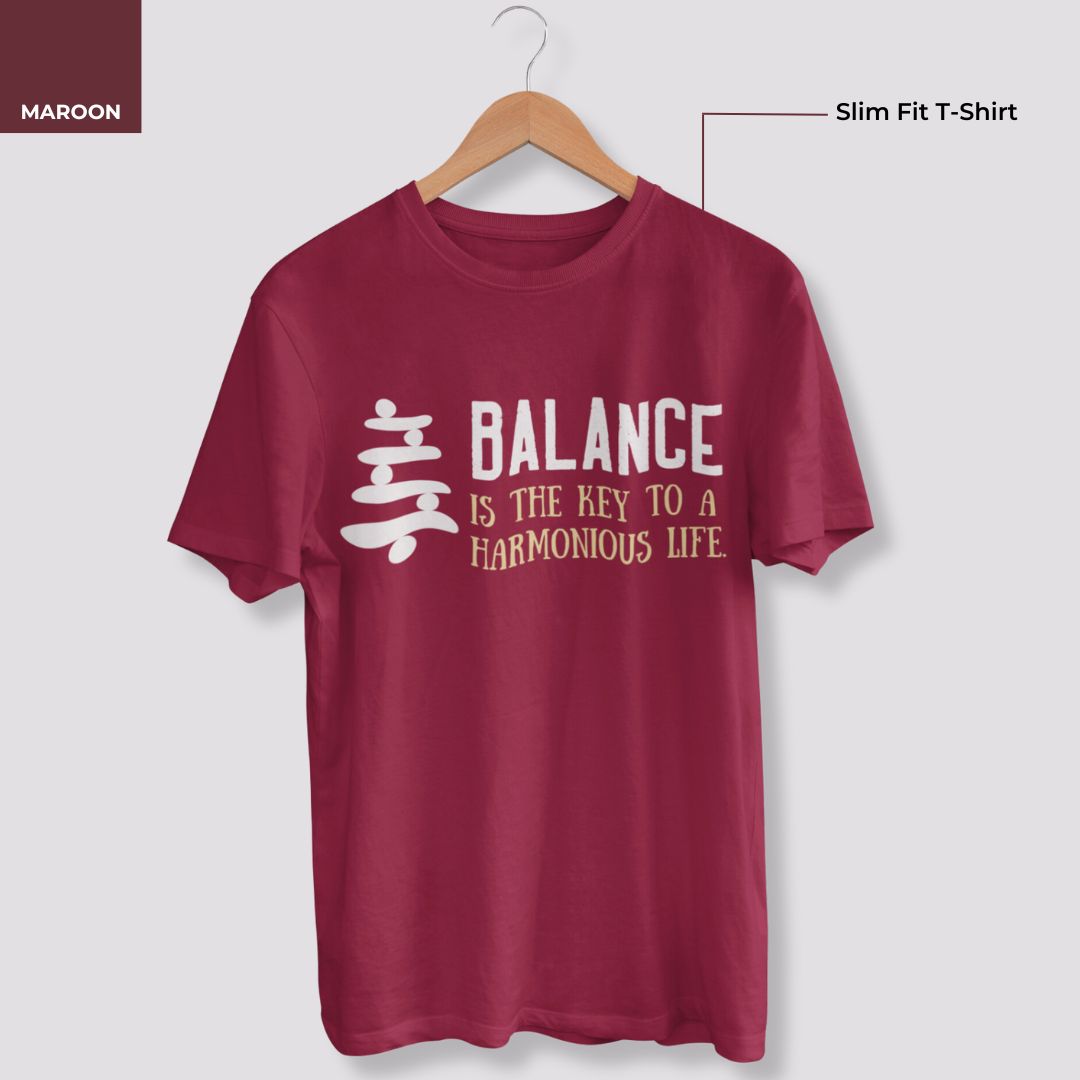Balance printed T-Shirt - Faztroo