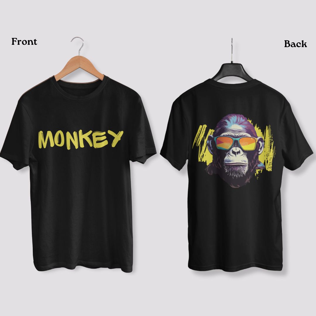 Monkey Oversized T-Shirt - Faztroo