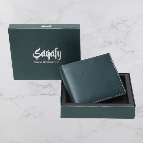 Saqafy Slim Leather Wallet - Faztroo