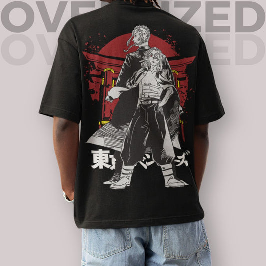 Men's Tokyo Revengers Oversized T-Shirt - Faztroo