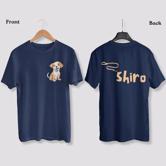 Shiro Dog Front & Back Printed T-Shirt