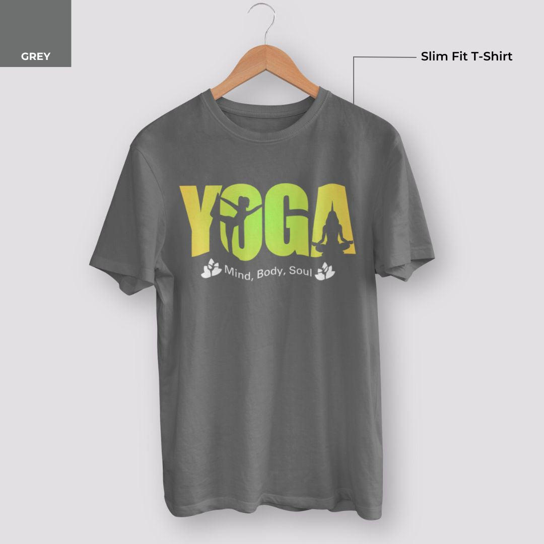 Typography Yoga T-Shirt - Faztroo