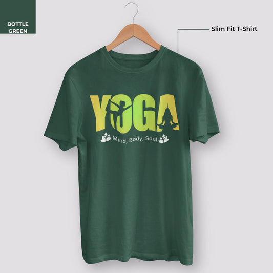 Typography Yoga T-Shirt - Faztroo