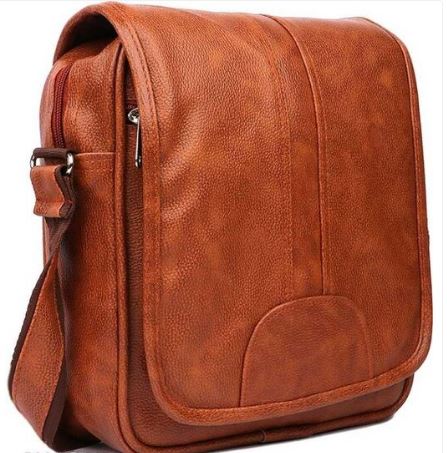 Crossbody Faux Leather Mens Sling Bag Style 301  Faztroo