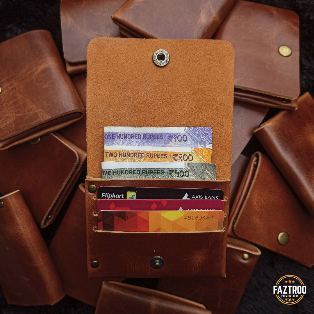 Minimalist Leather Wallet - Faztroo
