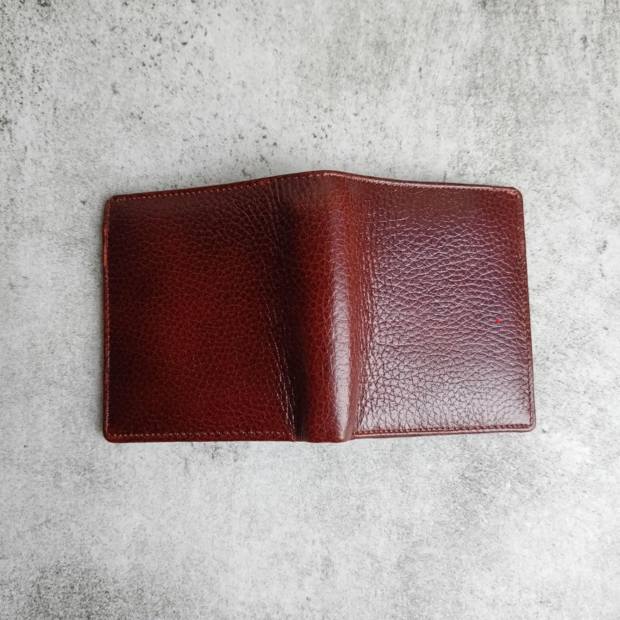 Amazon.com: Leather Gents Wallet Button Large Bifold Purse Cards Coin Men  Women Money Case : Clothing, Shoes & Jewelry