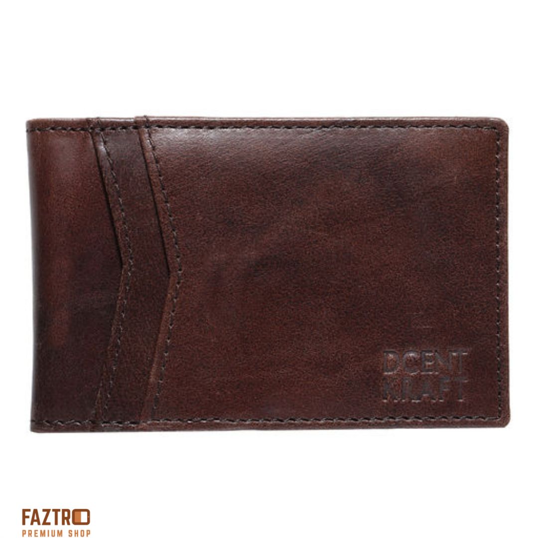 RFID Leather Money Clip Wallet - Faztroo