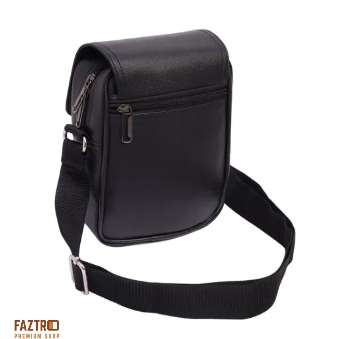 Messenger Bag for Men in PU Leather (Men's Side Bag) - Faztroo