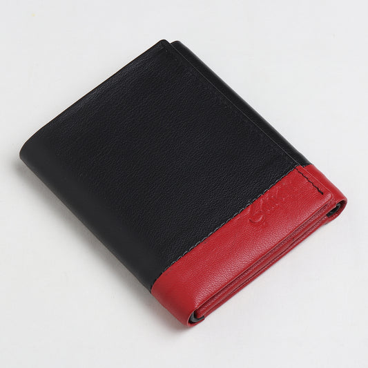 Saqafy Tri Fold Leather Wallet - Faztroo
