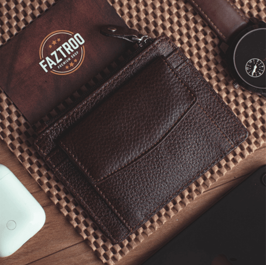 Micro Leather Card Holder Wallet - Faztroo